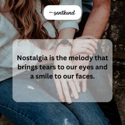 The emotionally complex nature of nostalgic feelings.
