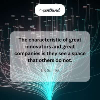 Great innovators spot unseen opportunities.