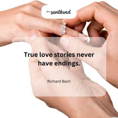 The eternal nature of true love.
