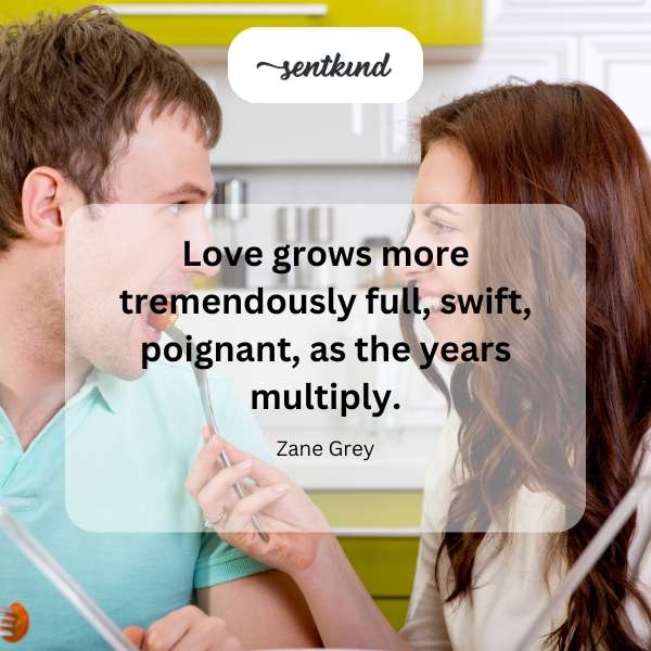A blooming rose garden symbolizes enduring love.