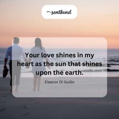 A stylized heart shines with golden light, casting warm rays onto a representation of the earth, symbolizing boundless love.