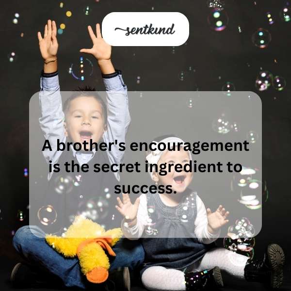 Two brothers standing back-to-back, symbolizing support and shared strength.
