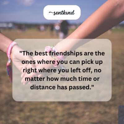 Friends reuniting easily after time apart.