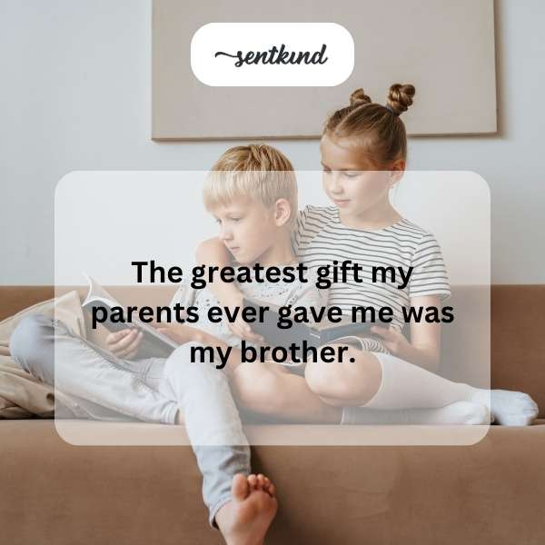Two brothers are embracing affectionately.