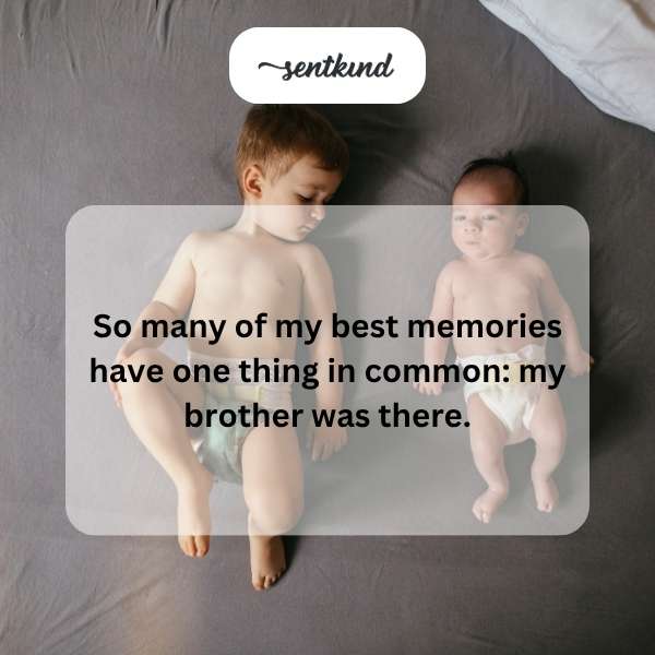 Two brothers are laughing together outdoors, embodying shared joy.