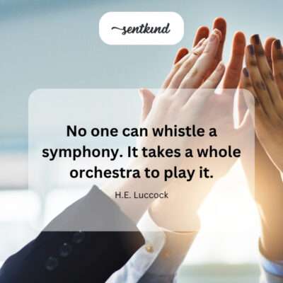 An orchestra performing.