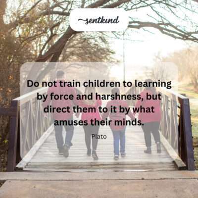 Children engaged in playful learning.