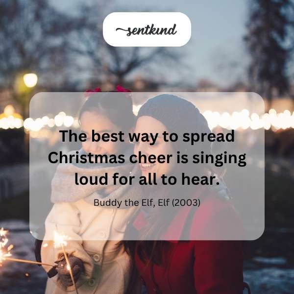 Sing Christmas cheer.
