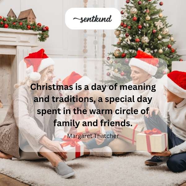 A warmly lit Christmas tree surrounded by presents symbolizes the holiday spirit.
