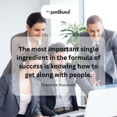 Diverse individuals engaging in positive communication and interaction.