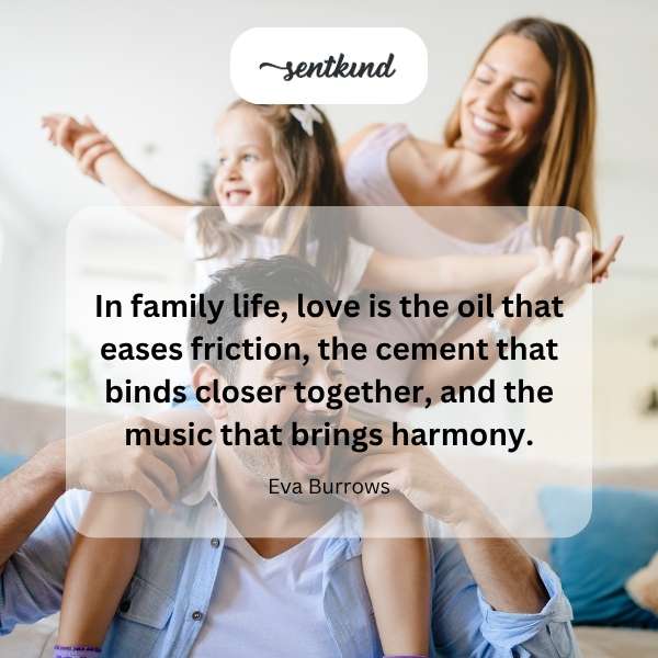 Love binds family.