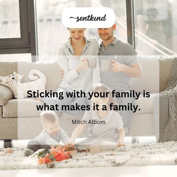 A multigenerational family gathers closely, symbolizing unity.