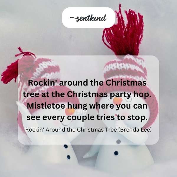 Rockin' Christmas tree.
