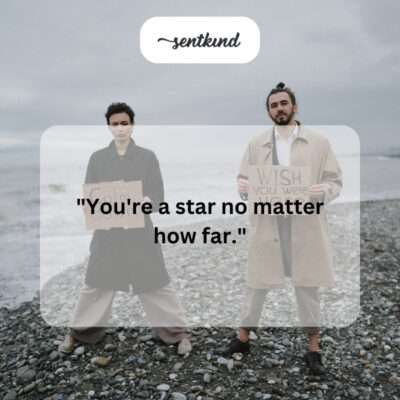 A bright star shining in the night sky.
