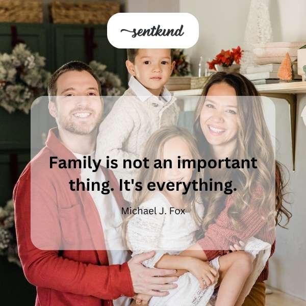 A family portrait shows generations connected by love.