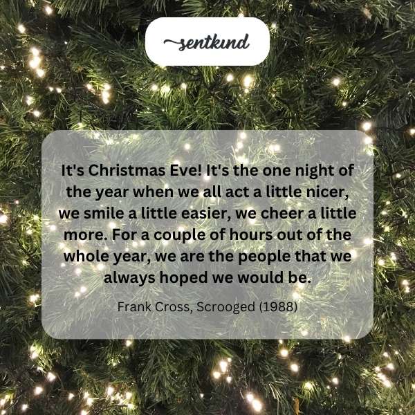 Christmas Eve niceness.