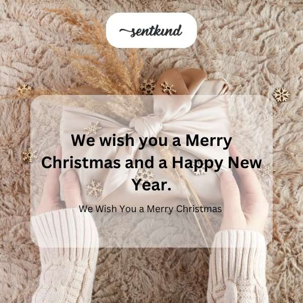 Merry Christmas and Happy New Year.