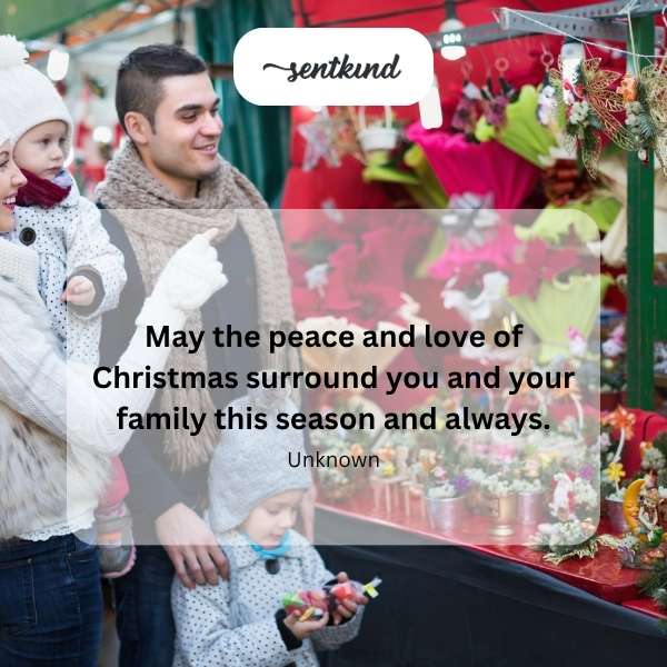 A festive Christmas scene conveying warmth and holiday cheer.