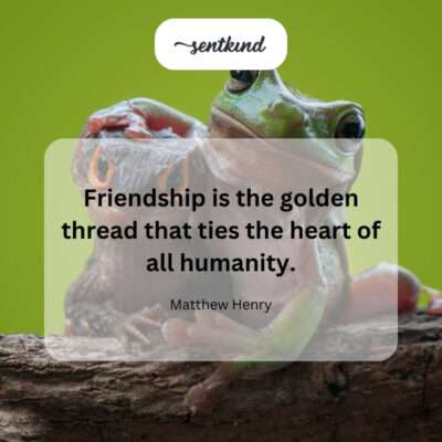 Golden thread connecting diverse hands.