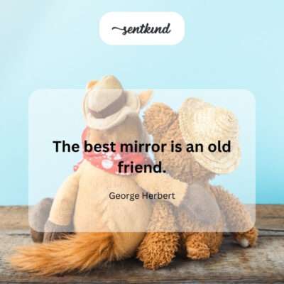 Two friends sharing a laugh, reflection in a mirror.