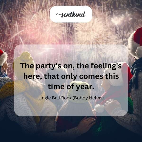 Christmas party feeling.