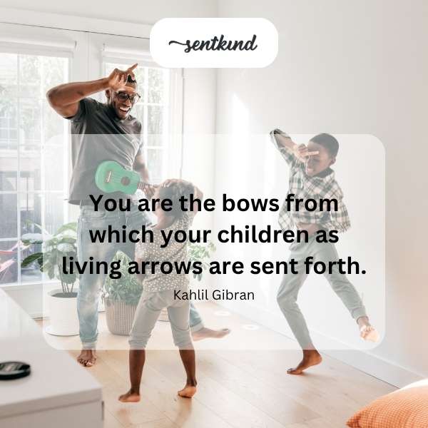 Children as arrows.