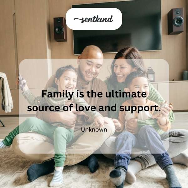 Family source of love.