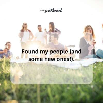 A diverse group of friends embracing, showing a sense of belonging and expanded community.