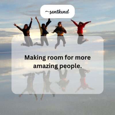 An open door with inviting light, signifying an welcoming space for new and wonderful individuals.