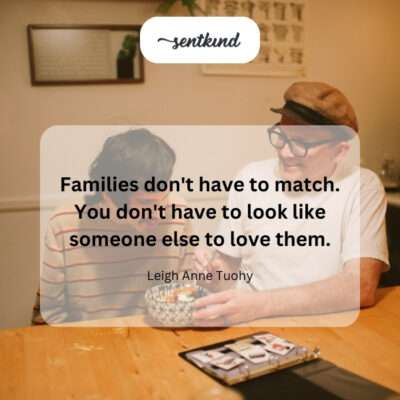 Blended family portrait.