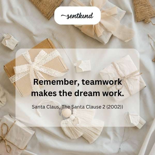 Teamwork for dreams.