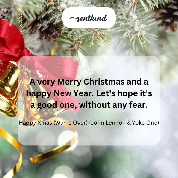 Merry Christmas, no fear.