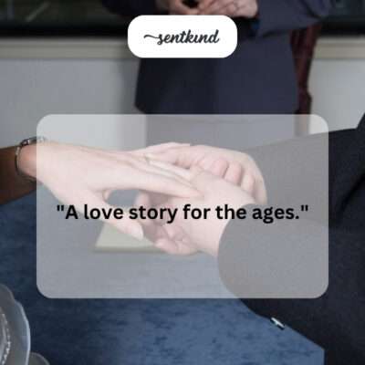 A classic love story.
