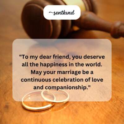 A dear friend's marriage, a continuous celebration of love.