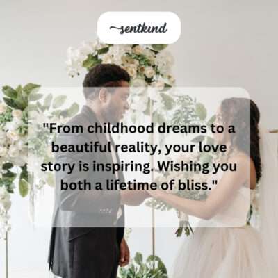 An inspiring love story from childhood dreams to reality.