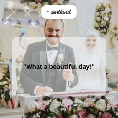 A beautiful day.