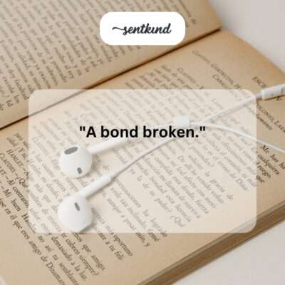 Broken bond.