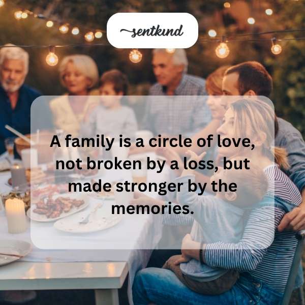 A diverse family group embraces warmly, symbolizing lifelong love and belonging.