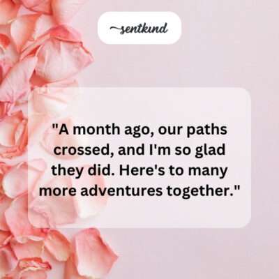 Paths crossed.