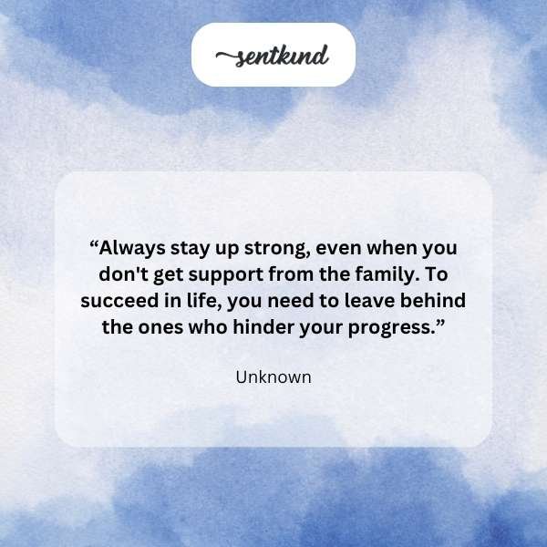 A solitary figure sits slumped over, surrounded by scattered, broken pieces, representing feelings of neglect and lack of family support.