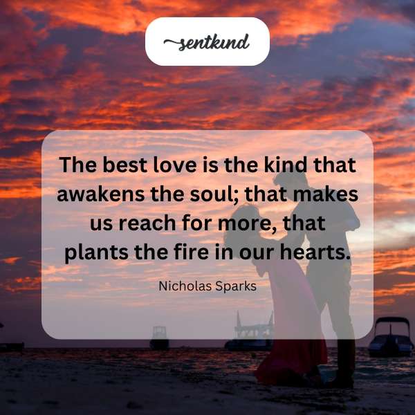 A heart engulfed in flames, symbolizing passion and awakening.