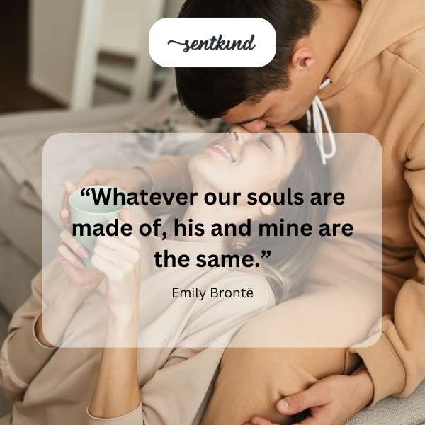 Two intertwined figures symbolizing a deep connection.