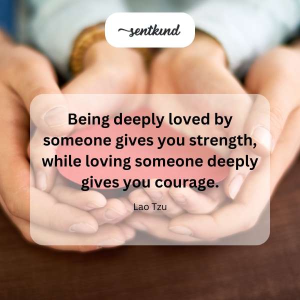 A person embracing another, symbolizing love and connection.