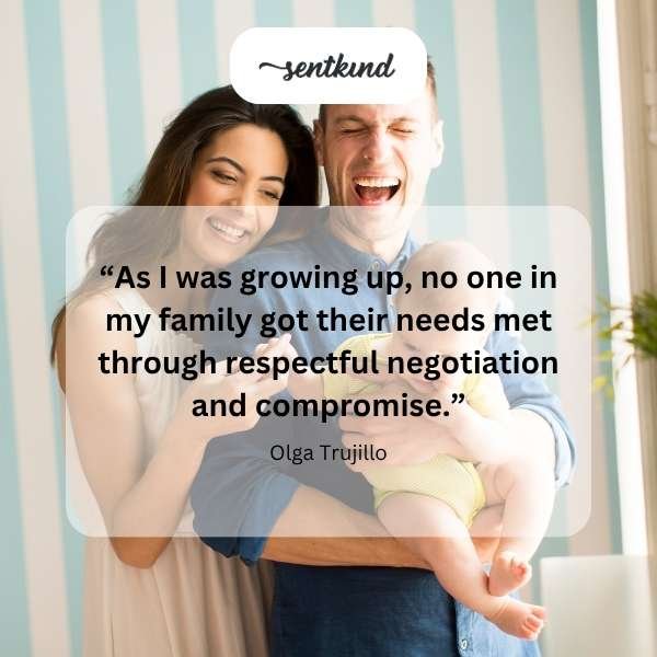 A tense image showing one hand tightly gripping another person's wrist, set against a blurred background suggesting a chaotic or strained family environment.