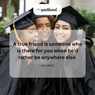 Friend is there.