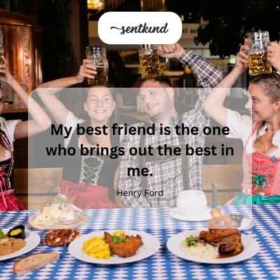 Best friend brings out best.