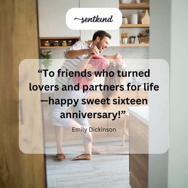 A couple embracing romantically, celebrating their anniversary.