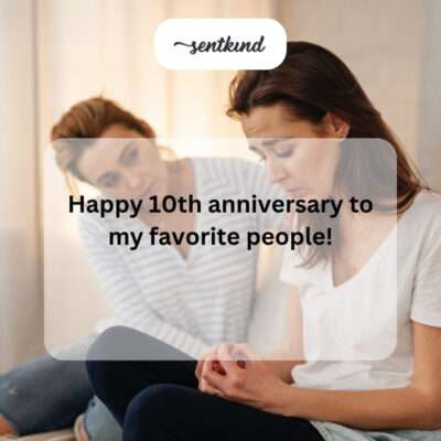 Happy 10th to favorite people.