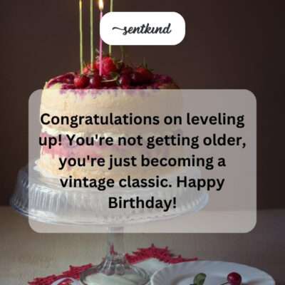 Celebrating a friend becoming a vintage classic.