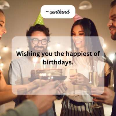 Wishing a happy birthday.